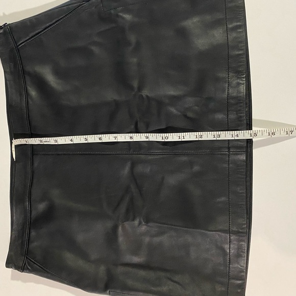 JOIE Mayfair Leather Mini Skirt - Picture 8 of 9